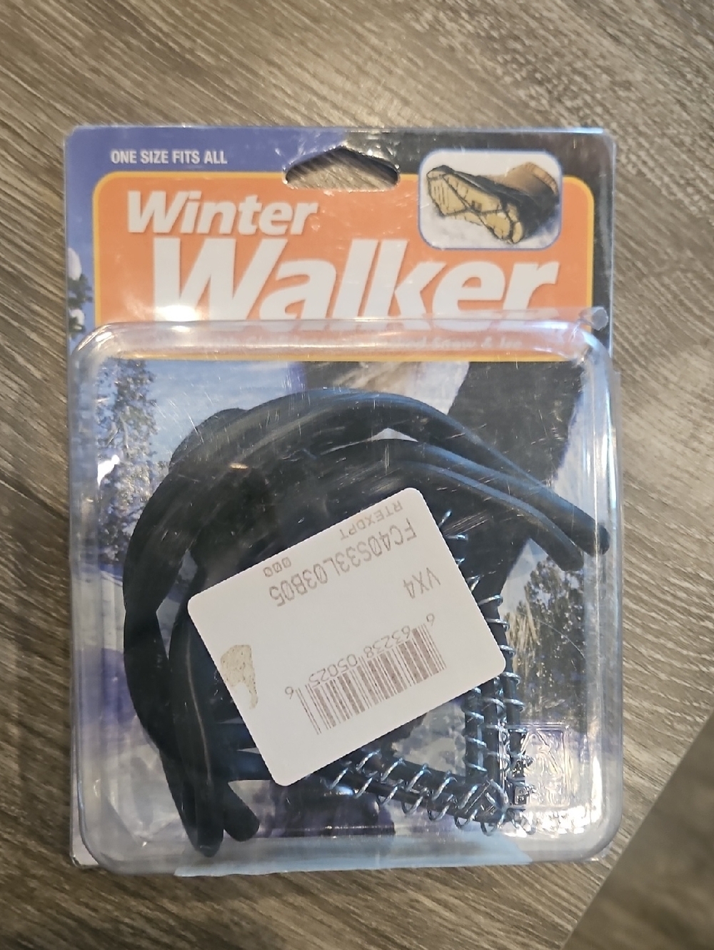 Winter Walker Men's Black Ice Traction Spikes
